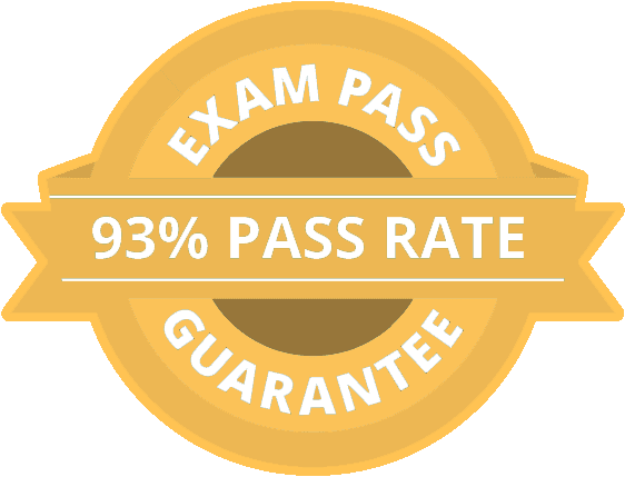 93% exam pass rate